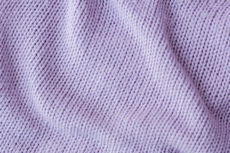 Lilac knitting wool texture background. Place for textの写真素材