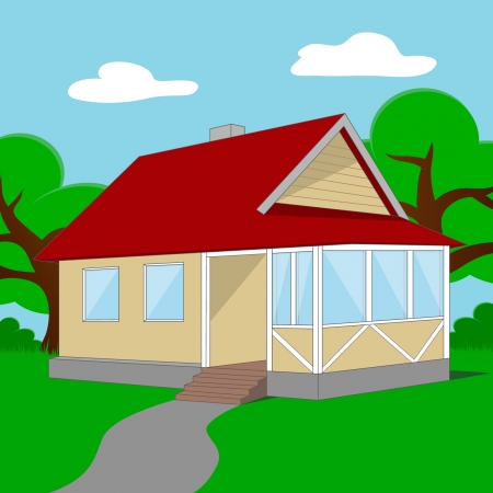 small cottageのイラスト素材