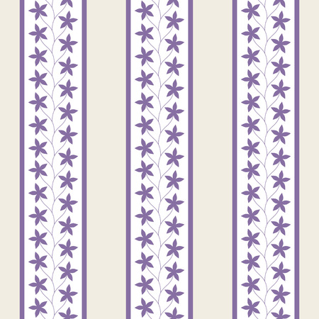 Floral Vintage Seamless Pattern のイラスト素材