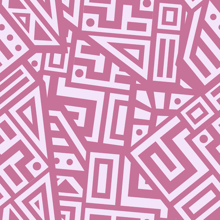 Aztec Vector Seamless Patternのイラスト素材
