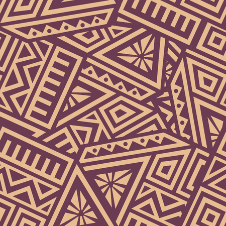 Aztec Vector Seamless Patternのイラスト素材