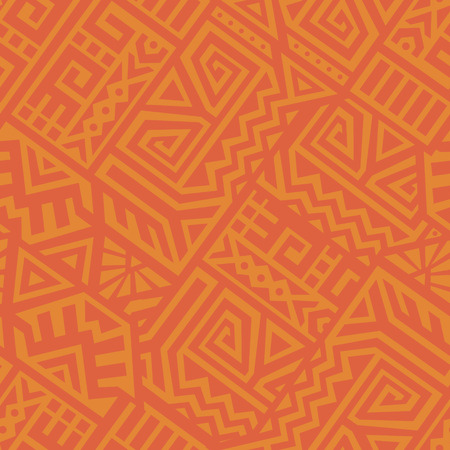 Aztec Vector Seamless Patternのイラスト素材