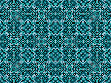 Creative scandinavian vector seamless pattern. Folklore geometric tile. Barbarian ornament. Modern...