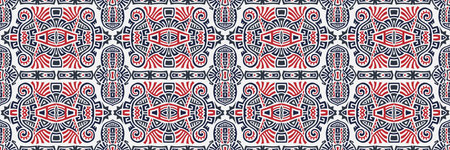 Abstract Ethnic Vector Seamless Pattern. Trendy boho tile. African textile design. Scandinavian...
