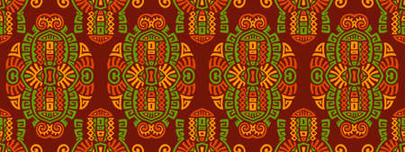 Abstract Ethnic Vector Seamless Pattern. Trendy boho tile. African textile design. Scandinavian...