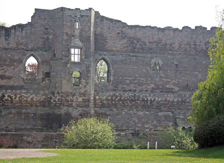 newark castle - england の写真素材