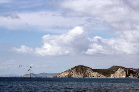 benidorm coastlineの写真素材