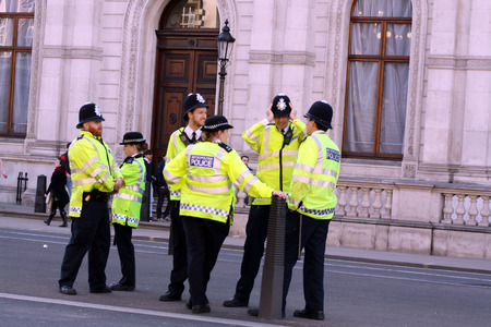 police in londonのeditorial素材