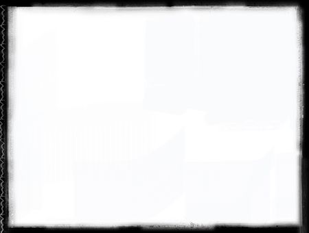 Black grunge border over whiteの写真素材