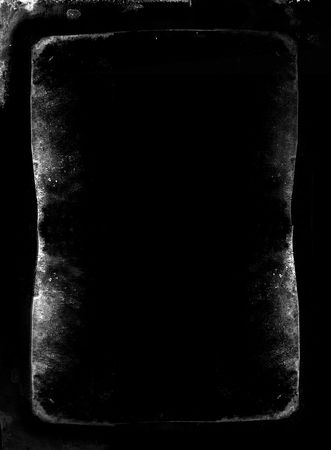 White grunge border over blackの写真素材