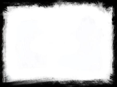 Computer designed grunge border over whiteの写真素材