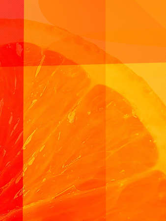 Computer designed abstract background - juicy orangeの写真素材