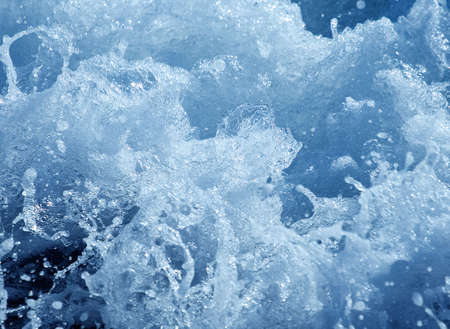 Wild water splash close up photoの写真素材