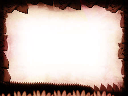 Computer designed grunge border and  backgroundの写真素材