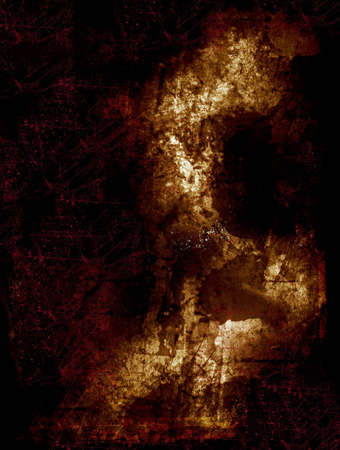 Computer designed textured dark grunge backgroundの写真素材