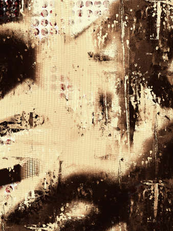 Computer designed highly detailed grunge textured abstract background - collageの写真素材