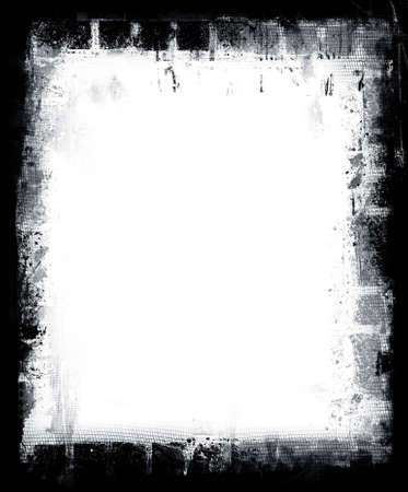 Computer designed highly detailed grunge borderの写真素材