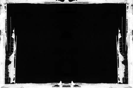 Computer designed highly detailed grunge border with space for your text or imageの写真素材