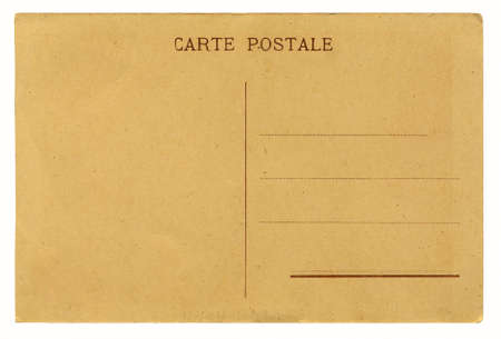 High resolution , highly detailed antique postcard from the early 20th century isolated on white background.の写真素材