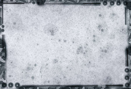 Computer designed highly detailed  border and aged textured  background with space for your text or image. Nice grunge element for your projects.の写真素材