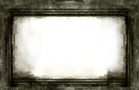 Computer designed highly detailed  border and aged textured  background with space for your text or...