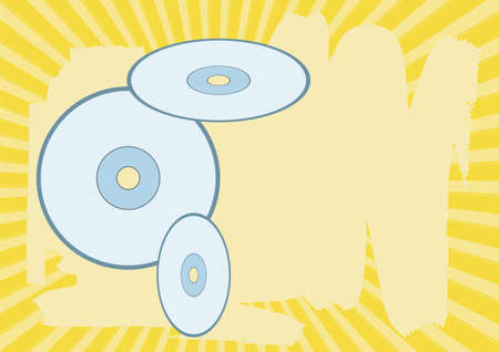 Editable CD backgroundのイラスト素材