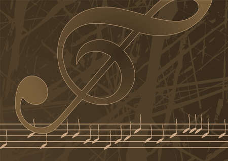 Editable grunge music backgroundのイラスト素材