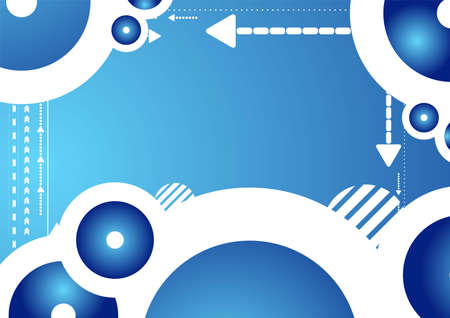 Editable abstract techno style background with space for your textのイラスト素材