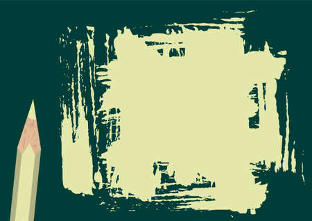Abstract pencil drawing , nice frame for your text or imageのイラスト素材