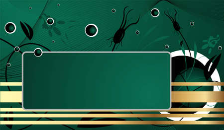 Editable modern floral background with space for your textのイラスト素材