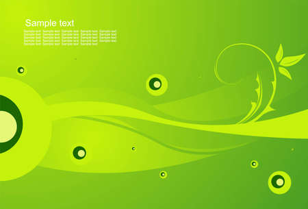 Editable modern floral background with space for your textのイラスト素材