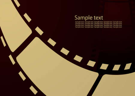 Editable grunge film frame backgroundのイラスト素材