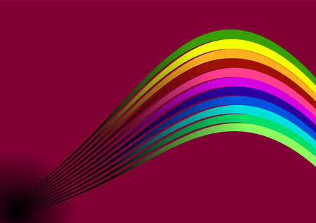 Editable abstract style background with space for your text - Rainbowのイラスト素材