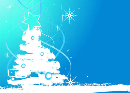 Editable winter background with space for your textのイラスト素材