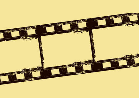 Editable film frame background with space for your text or image.のイラスト素材