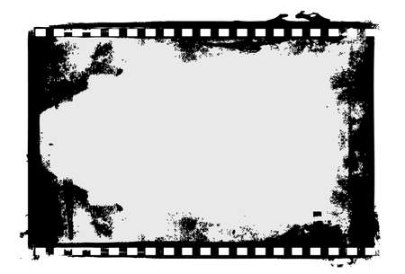 Editable film frame background with space for your text or imageのイラスト素材
