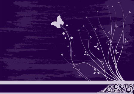 Editable modern grunge floral background with space for your text. More images like this in my portfolioのイラスト素材