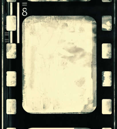 Computer designed highly detailed film frame with space for your text or image.Nice grunge element for your projectsの写真素材