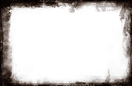 Computer designed highly detailed grunge border with space for your text or image. Great grunge layer for your projects.の写真素材