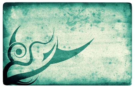 Computer designed highly detailed grunge floral background with space for your text or image. Nice grunge layer for your projects.の写真素材