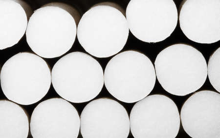 Pack of cigarettes close up photoの写真素材