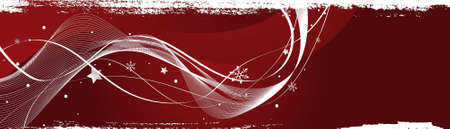 Editable vector Christmas background with space for your textのイラスト素材