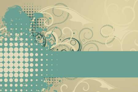 Editable modern vector grunge floral background with space for your text. More images like this in my portfolioのイラスト素材