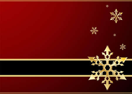 Editable vector winter background with space for your textのイラスト素材