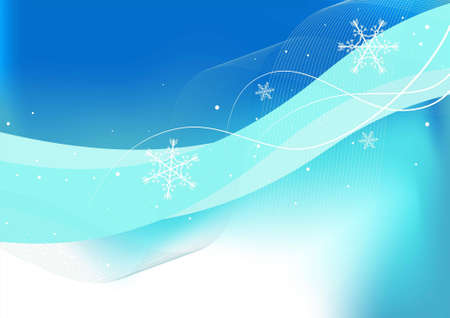 Editable vector winter background with space for your textのイラスト素材