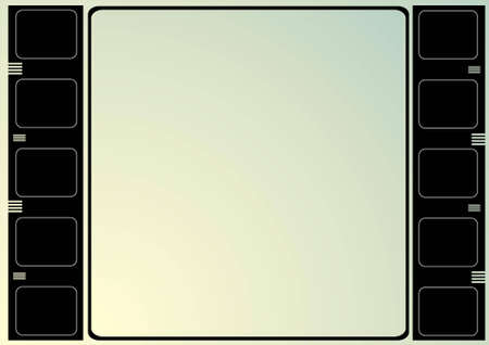 Editable vector film frame background with space for your text or image.  More images like this in my portfolioのイラスト素材
