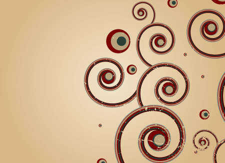 Editable  vector grunge retro style  background with space for your textのイラスト素材