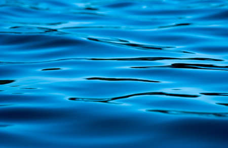 Nice blue water texture close up photoの写真素材