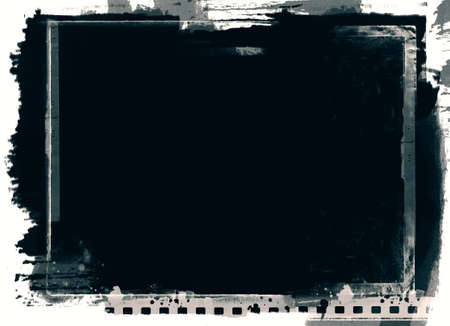 Computer designed highly detailed grunge frameの写真素材