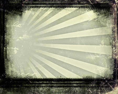 Computer designed highly detailed  border and aged textured  background の写真素材